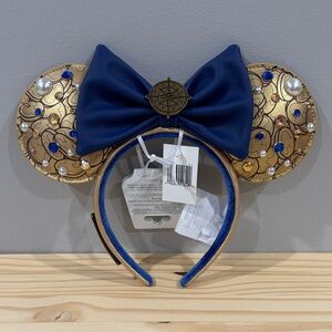 Disney Treasure Blue & Gold, Coins Minnie Ears Headband